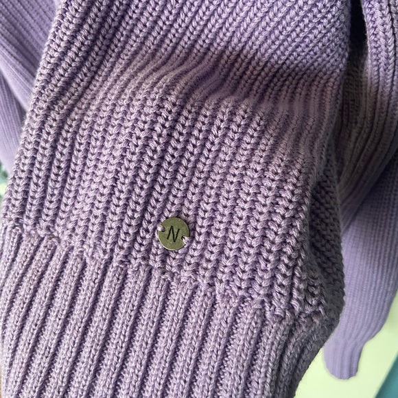 Noisy May Purple XL Baggy Knit Cardigan - Picture 4 of 6